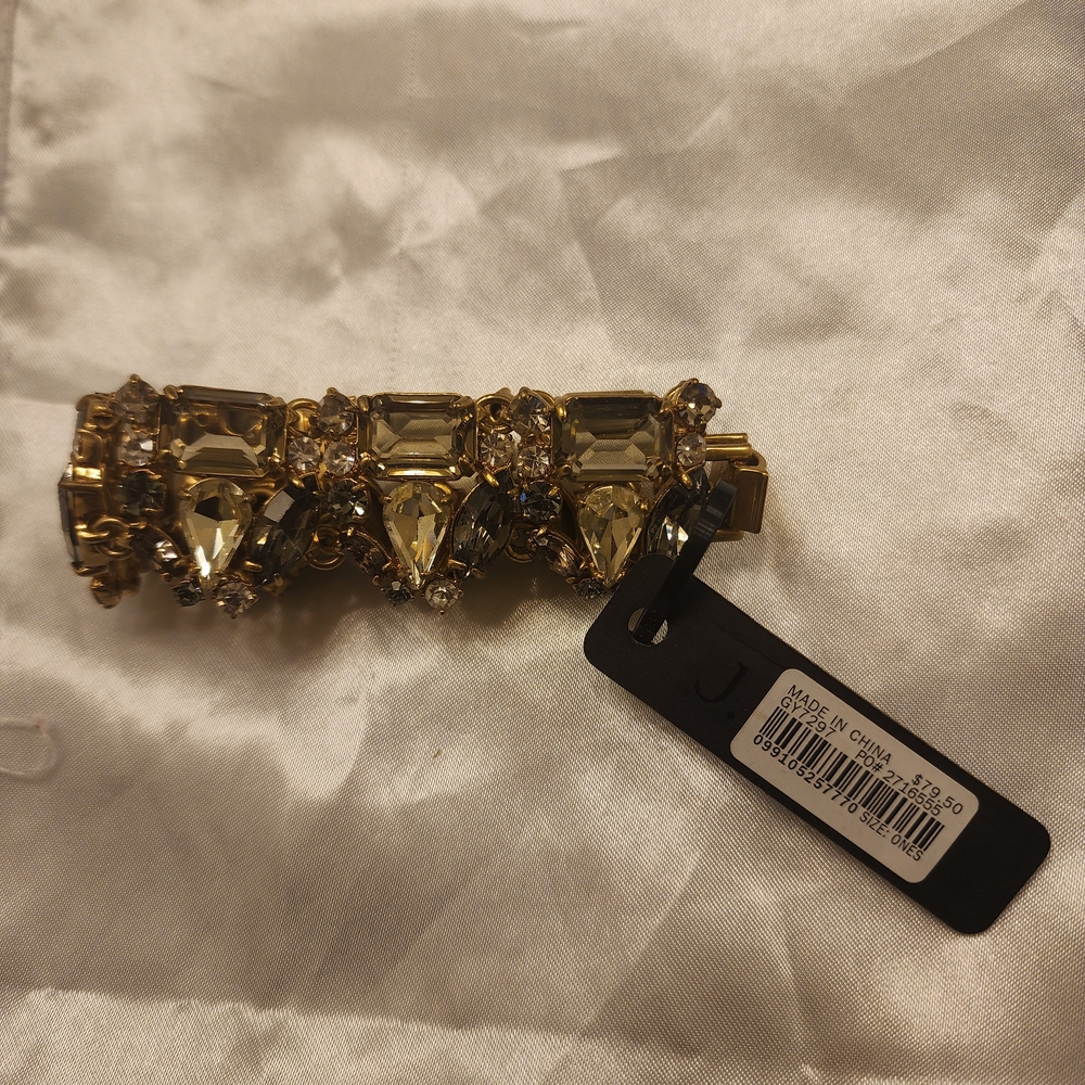 Gold and Crystal Bracelet